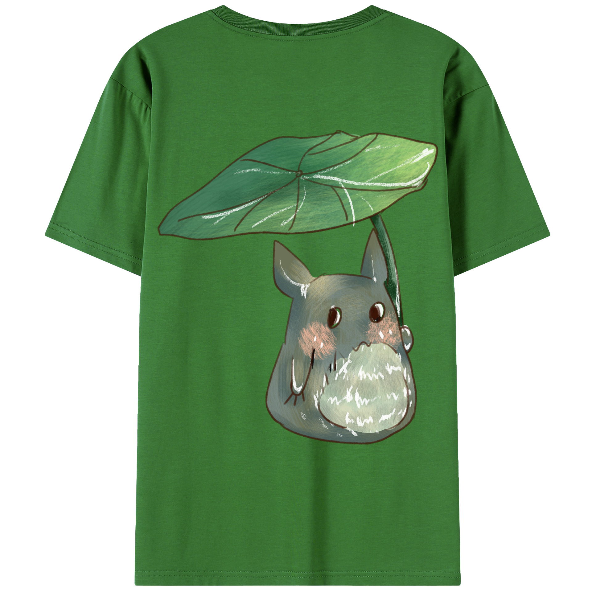 （画像用） となりのトトロ 草壁メイ 草壁サツキ My Neighbor Totoro Satsuki Kusakabe Mei Kusakabe レディース半袖Tシャツ(バックプリント)